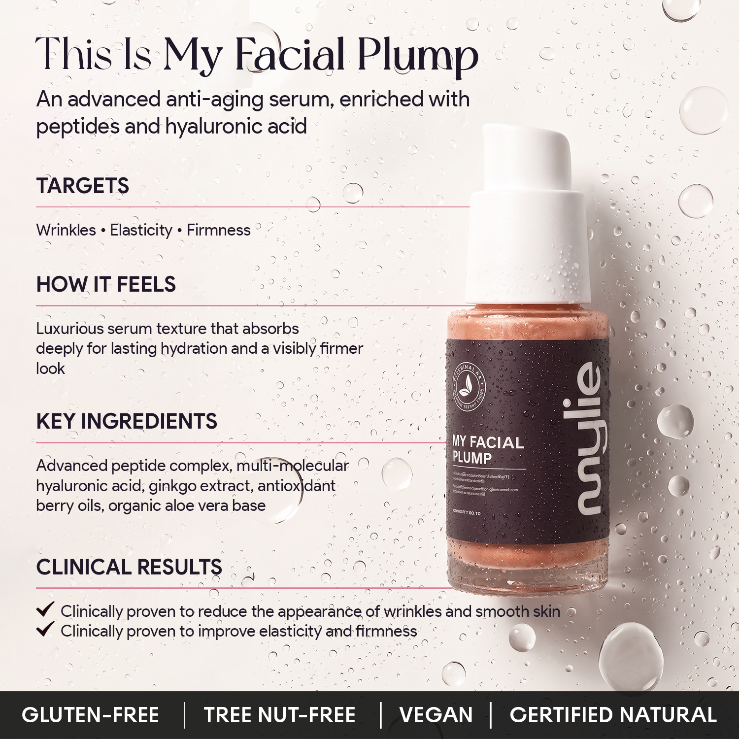My Facial Plump — Peptide Anti-Aging Serum